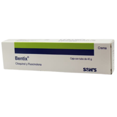 Clioquinol/Fluocinolona 3.0g/0.01g/100g Crema 40gr (Bentix)