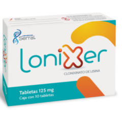 Clonixinato de Lisina 125mg 10 tabletas (Lonixer)