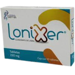 Clonixinato de Lisina 250mg 10 tabletas (Lonixer)