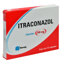 Itraconazol 100mg 15 cápsulas (Novag)