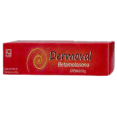 Betametasona 0.100g Crema 30gr (Dermoval)