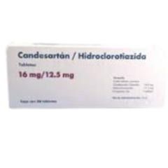 Candesartan/Hidroclorotiazida 16/12.5mg 28 tabletas