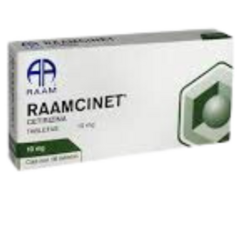 Cetirizina 10mg 10 tabletas (Raamcinet)