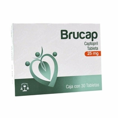 Captopril 25mg 30 tabletas (Brucap)