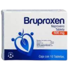 Naproxeno 500mg 10 tabletas (Bruproxen)