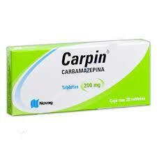 Carbamazepina 200mg 20 tabletas (Carpin)