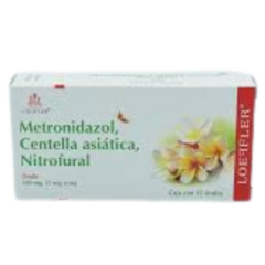 Metronidazol/Centella A/Nitrofural 12 óvulos (Centrassol)