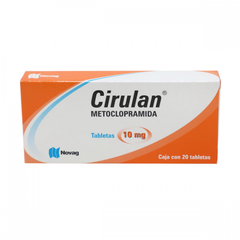 Metoclopramida 10mg 20 tabletas (Cirulan)