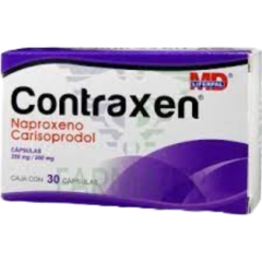 Naproxeno/Carisoprodol 250mg/200mg 30 cápsulas (Contraxen)