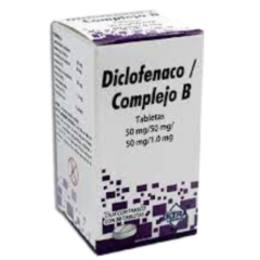 Diclofenaco/Complejo B 30 tabletas (Ultra)