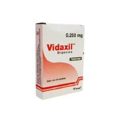 Digoxina 0.250mg 20 tabletas (Vidaxil)