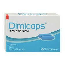 Dimenhidrinato 50mg 12 cápsulas (Dimicaps)