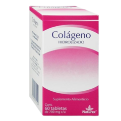 Colágeno Hidrolizado 700mg 60 tabletas (Naturex)