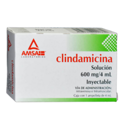 Clindamicina 600mg 1 ampolleta (Amsa)