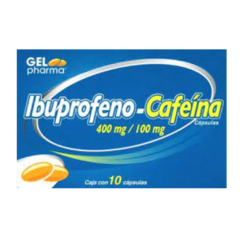 Ibuprofeno/Cafeína 10 cápsulas (Gelpharma)