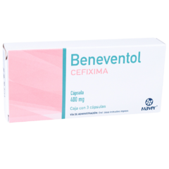 Cefixima 400mg 6 cápsulas (Beneventol)