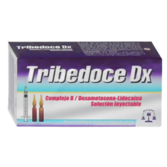 Complejo B, Dexametasona, Lidocaína inyectable 3 ampolletas (Tribedoce DX)