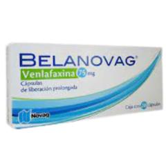 Venlafaxina 75mg 20 cápsulas (Belanovag)