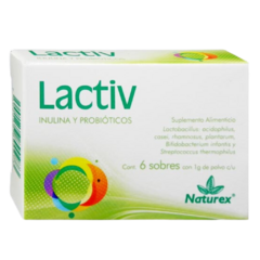 Inulina y Prebióticos Lactiv 6 sobres (Naturex)