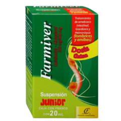 Quinfamida/Albendazol Junior 20ml (Farmiver)