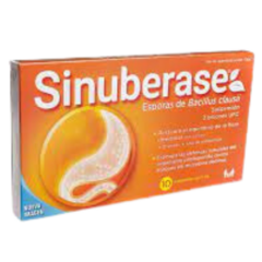 Sinuberase 4 Billones 10 ampolletas