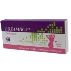 Clotrimazol 2% Crema Vaginal 20 Gr (Lozamir-V)