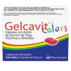 Gelcavit Colors 62gr 30 cápsulas