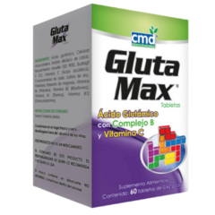 Ácido Glutámico con complejo B y Vitamina C 60 tabletas (GlutaMax)