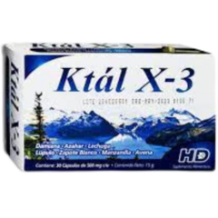 Ktal X-3 500mg 30 cápsulas