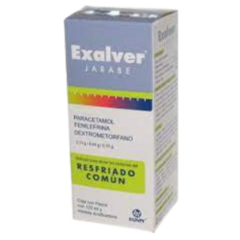 Paracetamol/Dextrometorfano/Fenilefrina Jarabe 120ml (Exalver)