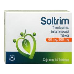 Trimetoprima/Sulfametoxazol 160/800mg 14 tabletas (Soltrim)