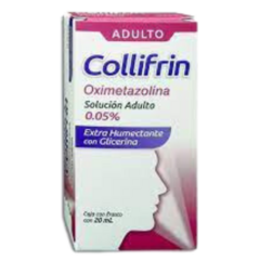 Oximetazolina 0.05% Spray Nasal Adulto 20ml (Collifrin)