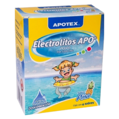 Electrolitos Piña con 4 sobres (Apotex)