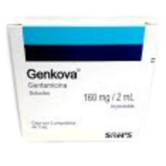 Gentamicina 160mg 5 ampolletas (Genkova)