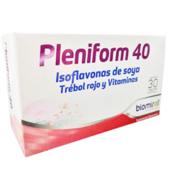 Isoflavonas de soya Trebol rojo y Vitaminas (Pleniform 40)