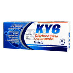 Clorfenamina Comp 10 tabletas (Ky6)