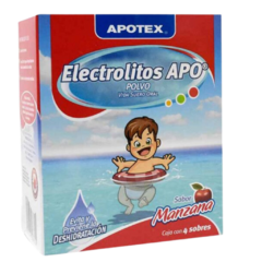 Electrolitos Manzana con 4 sobres (Apotex)