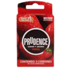 Preservativo Prudence Fresa 3 piezas