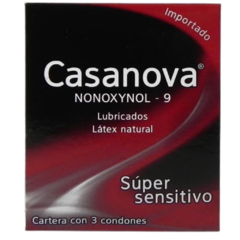 Preservativo Casanova Super Sensitivo 3 piezas