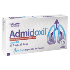 Ambroxol/Dextrometorfano 10 cápsulas (Admidoxil)