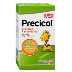 Paracetamol/Hioscina 100mg/2mg Gotas 20ml (Precicol)