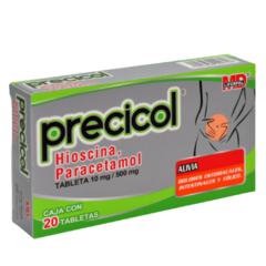 Paracetamol/Hioscina 500mg/10mg 20 tabletas (Precicol)