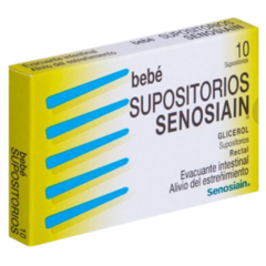 Glicerol Supositorios Pediátrico 10 piezas (Senosiain)