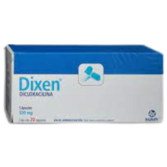 Dicloxacilina 500mg 20 tabletas (dixen)