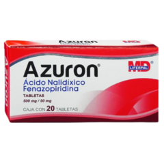 Ácido Nalidíxico/Fenazopiridina 20 tabletas (Azuron)