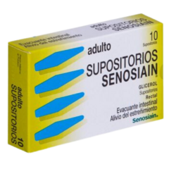 Glicerol supositorios Adulto 10 piezas (Senosiain)