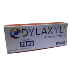 Atorvastatina 20mg 20 tabletas (Dylaxyl)