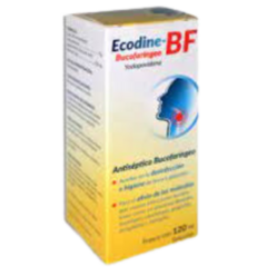 Yodopovidona Solución Bucofaríngea 120ml (Ecodine BF)