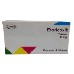 Etoricoxib 90mg 14 tabletas (Camber)