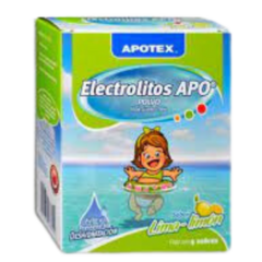 Electrolitos en polvo con 4 sobres Lima/Limón (APO)